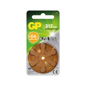 Battery  ZA312, 1,4V, 6 pcs.