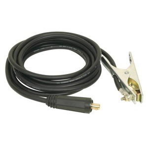 Work cable with clamp, 200A 35mm2 5m 