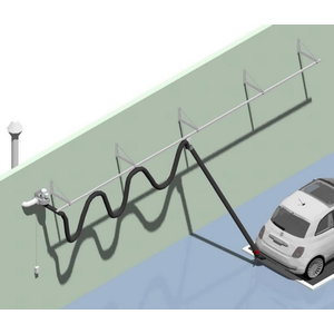 Exhaust rail kit 20m d=100mm; nozzle ; fan 1 hp 