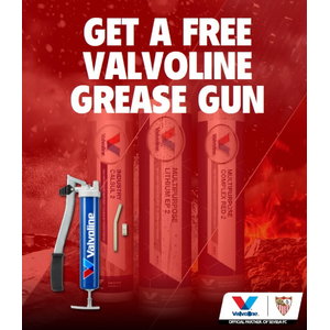 Free greasegun for 400g tube 4 cartons promo, Valvoline