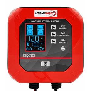 Gudrais akumulatora lādētājs GX10 12V/10A, Lemania