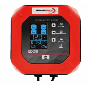 I&scaron;manusis akumuliatoriaus įkroviklis GX15 12V/24V 15A 