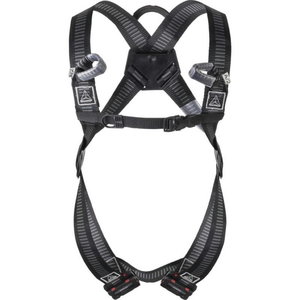 Fall arrester harness with belt, 2 anchorage points, Di-EL, DELTAPLUS