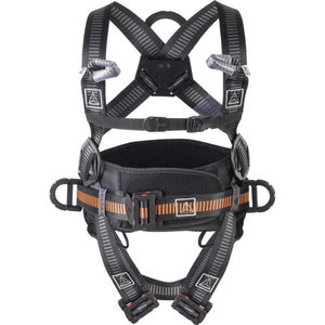 Fall arrester harness with belt, 4 anchorage points, Di-EL S/M/L