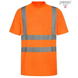 Hi-vis T-shirt Hvmor CL2,  orange 2XL