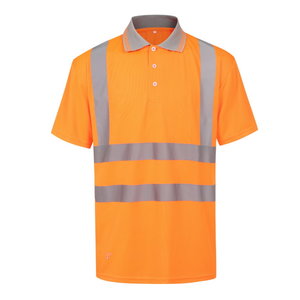 Augstas redzamības polo krekls Hvp, oranžs M