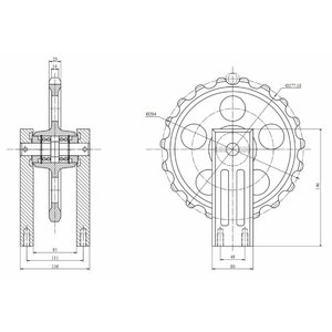 Idler assembly ProTrack 