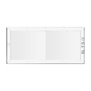 Magnifying lens (107x51mm) clear, 2,0x WH70/WH40/WH20