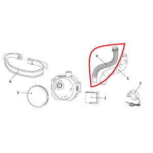 Hose 100cm PAPR R60 Airmax, Jackson