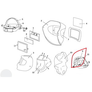 PAPR Sweat band, black WH40