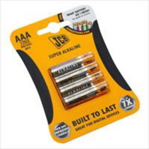 AAA Batteries ( Card of 4 ), JCB