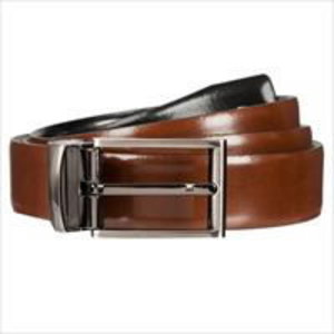 Reversible leather belt 