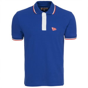 Marškinėliai polo  Retro, mėlyni, dydis M, JCB
