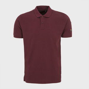Polo shirt JCB Burgundy Contrast, size L 