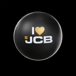 Stress ball, black, JCB 