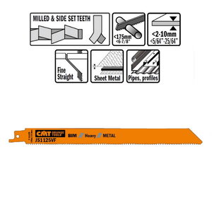 Otssaetera metallile 5tk/pakis BiM Co8, CMT