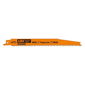 Zobenzāģa asmens kokam 5gb. pakā  HCS 180x1,25mm Z6-10TPI, CMT