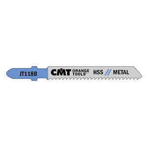 Jig saw blades for metal 50x2,0mm Z12TPI HSS 5pcs/pack, CMT