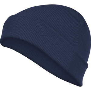 Winter hat JURA woven acrylic navy blue, Delta Plus