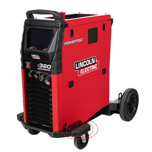 Kumisuojien sarja, 2 kpl Powertec i250C/i320C:lle, Lincoln Electric
