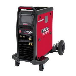 MIG-welder Powertec i380C Advanced (with MIG-torch, air), Lincoln Electric