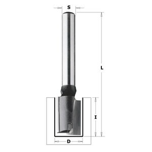 Straight bit with centre tip S=8mm, D=12mm