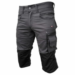 Trousers  Stretch 3/4 darkgrey C52, Pesso