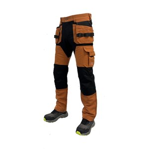 Trousers with holsterpockets Titan Flexpro, brown C44
