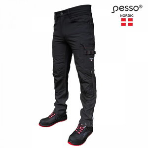 Trousers Mercury Strech, black C50, Pesso