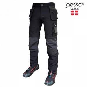 Bikses Taurus Stretch, melnas, Pesso