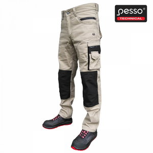 Workwear trousers Kdbz, sand/black, PESSO