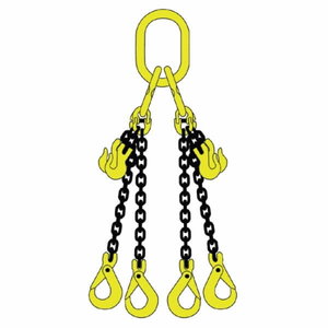 Grandininiai stropai 4-?ku 10mm 4m, 3 Lift
