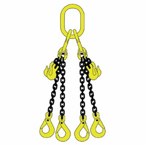 Chain sling 4 legs 10mm 4m, 3 Lift