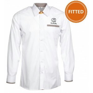 Fitted cut : Men's long sleeve shirt with pocket M, Kubota