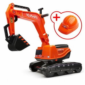  excavator with opening seat and helmet included, Kubota