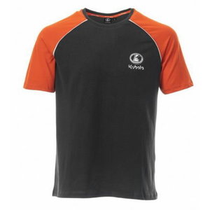 Mens t-shirt orange and grey KUBOTA S