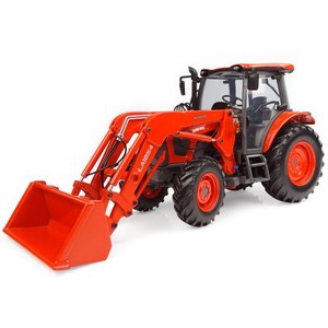 Model Kubota M5-112 with front loader, scale 1:32
