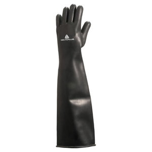 Heavy Weight Latex Chlorinated dipped glove, lenght 60cm 10/11, Delta Plus