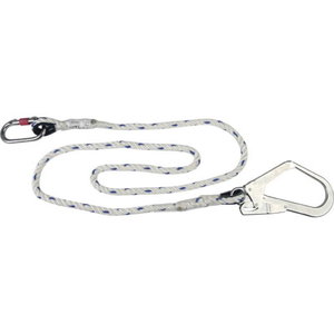 POLYAMIDE LANYARD 12 MM, L. 1,5 M WITH 2 LOOPS AND THIMBLES, DELTAPLUS