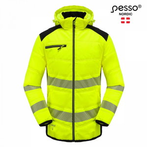 Hi-vis ziemas jaka Lyra, CL2, dzeltena/melna, Pesso