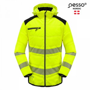 Winter Jacket Lyra Hi-vis CL2, yellow/black, Pesso