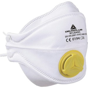 Respiraator, klapiga M1204V D, volditav, 10 tk. FFP2, Delta Plus