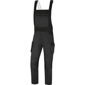 Working dungarees Mach2, dark grey, DELTAPLUS