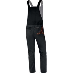 Product image of: Working dungarees Mach2 stretch, dark grey/orange 3XL, Delta Plus