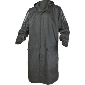 RAINCOAT PVC-COATED POLYESTER Green XL XL, Delta Plus