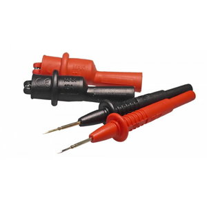 Test-Probes ~ 1mm Tip with crocodiles ~ 4mm Plugs, 1000V 10A, PeakTech