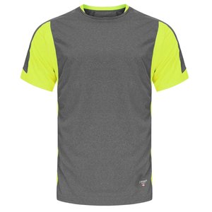 T-särk Breeze, hall/kollane 2XL