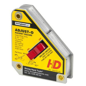 Welding magnet on/off Adjust-O, 45°, 90°, 40kg, Strong Hand Tools