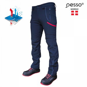 Softshell bikses Nebraska, tumši zilas, Pesso