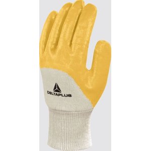 Product image of: Textile knitted glove, nitrile palm, yellow 11, Delta Plus